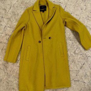 Jcrew boiled wool topcoat - like new